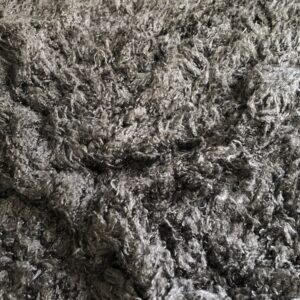 Super Luxury MONGOLIAN Faux Fur Fabric Material - DARK GREY