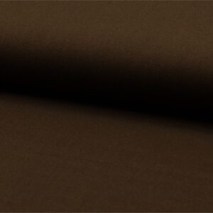 Luxury 100% Cotton Canvas Fabric Craft Material - DARK BROWN