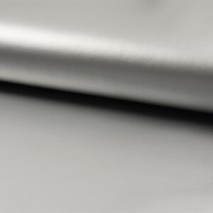 Luxury Smooth Scuba PU Wet Suit Fabric Material - SILVER