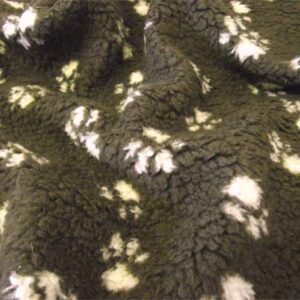 Faux Fur SHERPA FLEECE Sheepskin Fabric Material - CHOCOLATE PAWS
