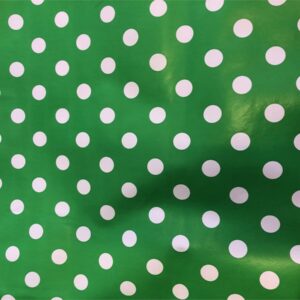 Wipe Clean PVC Table Cloth Waterproof Cover Protector - GREEN SPOT