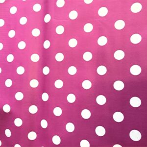 Wipe Clean PVC Table Cloth Waterproof Cover Protector - PINK SPOT