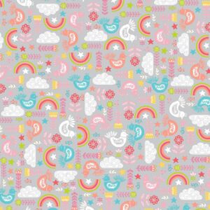 Soft Shell 3-LAYER Waterproof Fabric Material SHINE BRIGHT - GREY