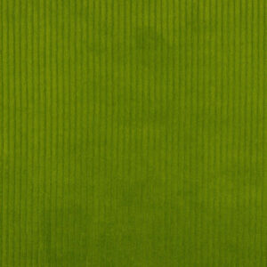 WASHED Jumbo Cord 4.5 Wale Cotton Velvet Fabric Material LIME GREEN