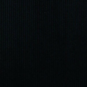 WASHED Corduroy 8 Wale Stretch Cotton Fabric Material BLACK
