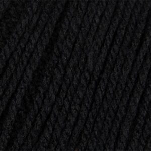 DY CHOICE Aran With Wool Knitting Yarn 100g - 601 BLACK