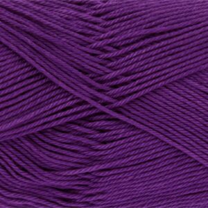 King Cole GIZA Cotton 4ply Yarn Wool 50g 2412 PURPLE