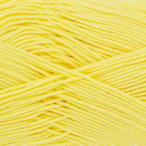 King Cole GIZA Cotton 4ply Yarn Wool 50g 2206 YELLOW