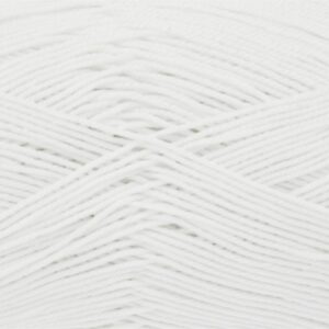 King Cole GIZA Cotton 4ply Yarn Wool 50g 2190 WHITE