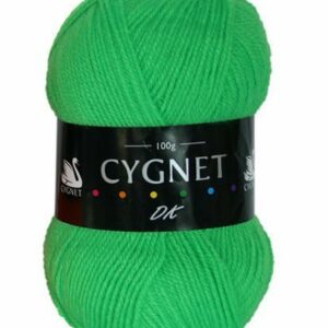 Cygnet DK Double Knitting Acrylic Yarn Wool 100g - 6869 BRIGHT LIME