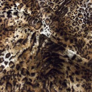 Super Luxury Faux Fur Fabric Material - DK WILD CAT