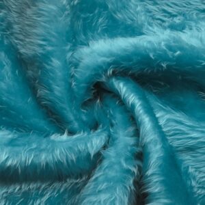 Plain Fun Faux Fur Fabric Material - NEPTUNE