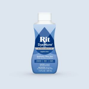 Rit DyeMore Synthetic Fabric LIQUID Dye - Sapphire Blue