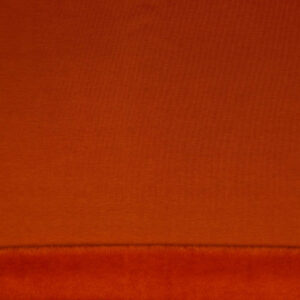 Jersey Coral Cuddlesoft Fleece Purring Fur Fabric Material RUST