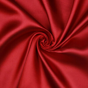 Polyester Liquid Satin Fabric Material RED