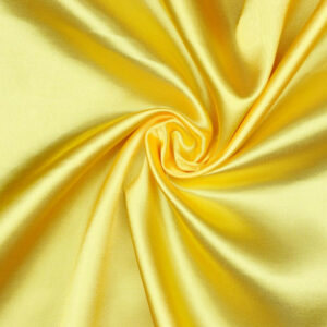 Polyester Liquid Satin Fabric Material YELLOW
