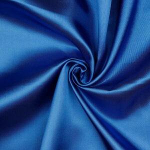 Polyester Liquid Satin Fabric Material COBALT