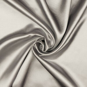 Polyester Liquid Satin Fabric Material SILVER