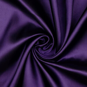 Polyester Liquid Satin Fabric Material DARK PURPLE