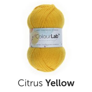 West Yorkshire Spinners Colourlab DK Yarn Wool - 229 Citrus Yellow