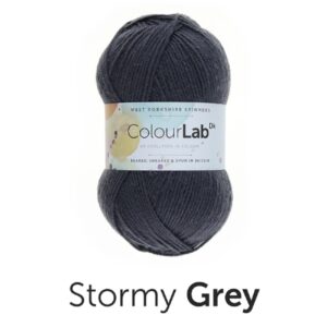 West Yorkshire Spinners Colourlab DK Yarn Wool - 373 Stormy Grey