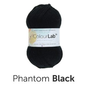 West Yorkshire Spinners Colourlab DK Yarn Wool - 099 Phantom Black