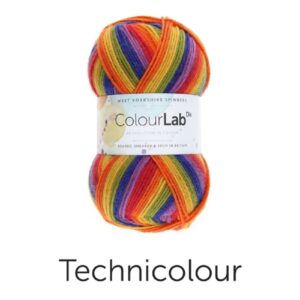 West Yorkshire Spinners Colourlab DK Yarn Wool - 891 Technicolour