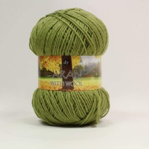 DY CHOICE Aran With Wool Knitting Yarn 100g - 624 Lime