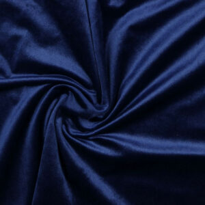 Plush Velvet Velour Fabric Material Blue