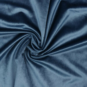 Plush Velvet Velour Fabric Material Light Blue
