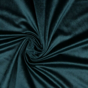 Plush Velvet Velour Fabric Material Dark Green