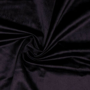 Plush Velvet Velour Fabric Material Dark Purple