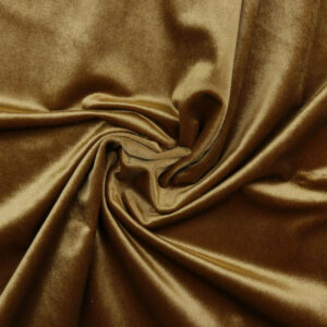 Plush Velvet Velour Fabric Material Camel