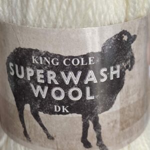 King Cole SUPERWASH WOOL Double Knitting Wool Yarn 50g - 2131 Natural