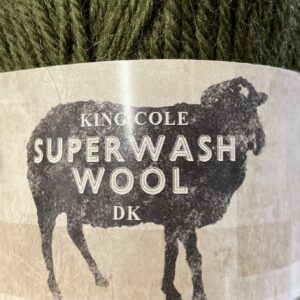 King Cole SUPERWASH WOOL Double Knitting Wool Yarn 50g - 2137 Green