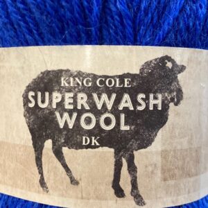 King Cole SUPERWASH WOOL Double Knitting Wool Yarn 50g - 2132 Royal