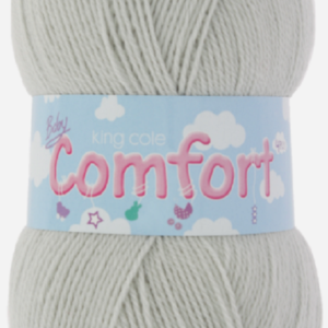 King Cole BABY COMFORT 4PLY Knitting Wool Yarn 100g - 3342 Silver