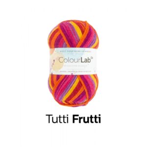 West Yorkshire Spinners Colourlab DK Yarn Wool 100g - 914 Tutti Frutti