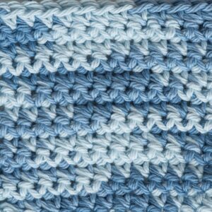 Lily Sugar 'n Cream CONE Aran Knitting Wool Yarn 400g - 2181 Faded Denim Ombre