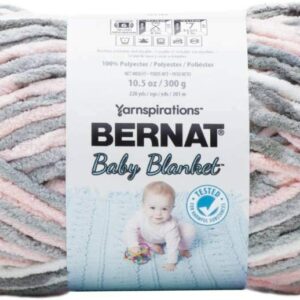 Bernat BABY BLANKET SUPER CHUNKY Knitting Yarn Wool 300g - 04786 Baby Greys