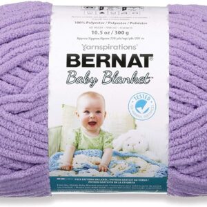 Bernat BABY BLANKET SUPER CHUNKY Knitting Yarn Wool 300g - 04310 Baby Lilac