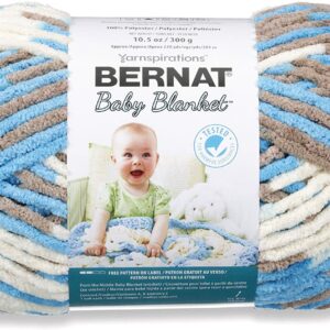 Bernat BABY BLANKET SUPER CHUNKY Knitting Yarn Wool 300g - 04133 Little Royales