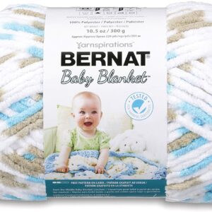 Bernat BABY BLANKET SUPER CHUNKY Knitting Yarn Wool 300g - 04735 Little Teal Dove