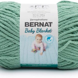 Bernat BABY BLANKET SUPER CHUNKY Knitting Yarn Wool 300g - 04801 Misty Jungle Green
