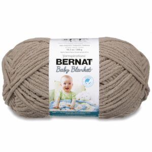 Bernat BABY BLANKET SUPER CHUNKY Knitting Yarn Wool 300g - 10029 Taupe