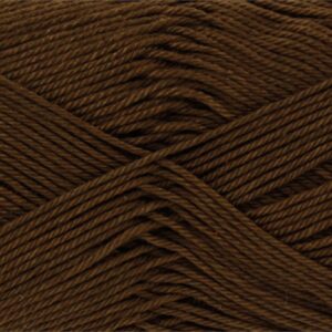 King Cole GIZA Cotton 4ply Yarn Wool 50g 2410 CHOCOLATE