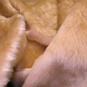 Plain Fun Faux Fur Fabric Material - MINK