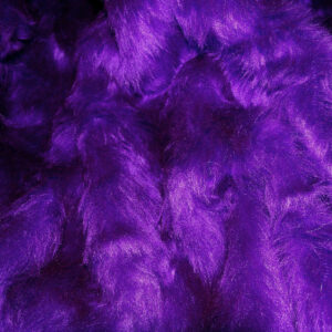Plain Fun Faux Fur Fabric Material - PURPLE