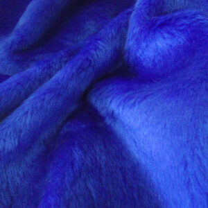 SHORT PLUSH Care Bear Faux Fur Fabric - ROYAL BLUE