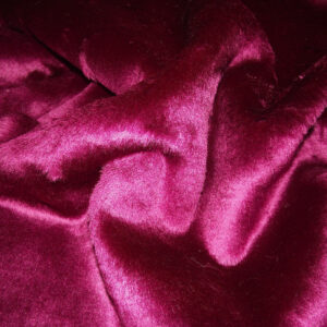 SHORT PLUSH Care Bear Faux Fur Fabric - BURGUNDY